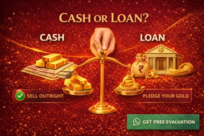 Cash for gold vs gold loan