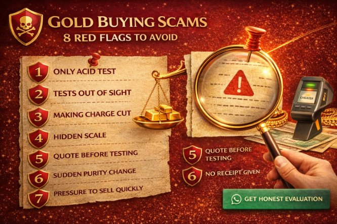 Gold Buying Scams in Chennai — 8 Red Flags Every Seller Must Know